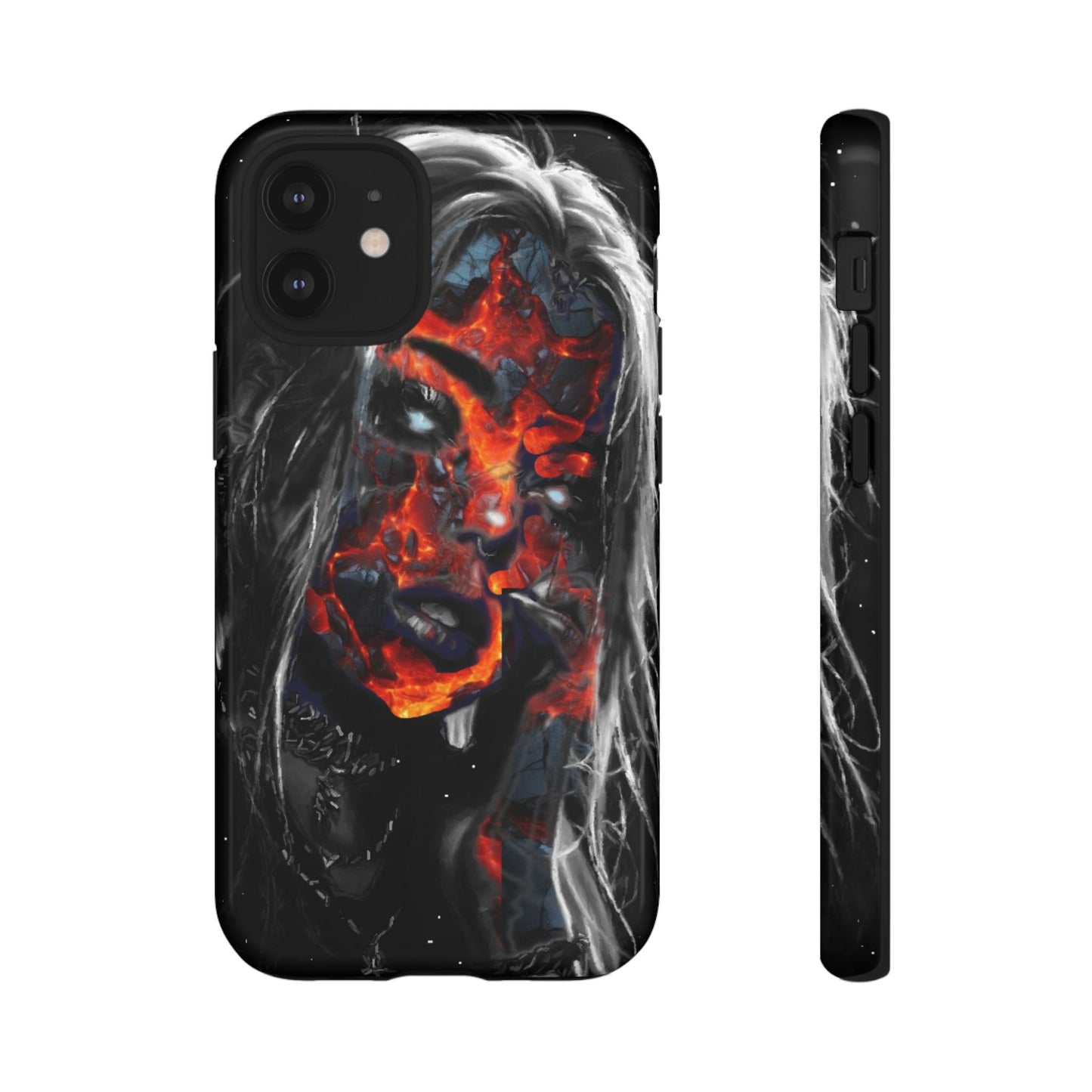 Lava Face Girl Tough Phone Case