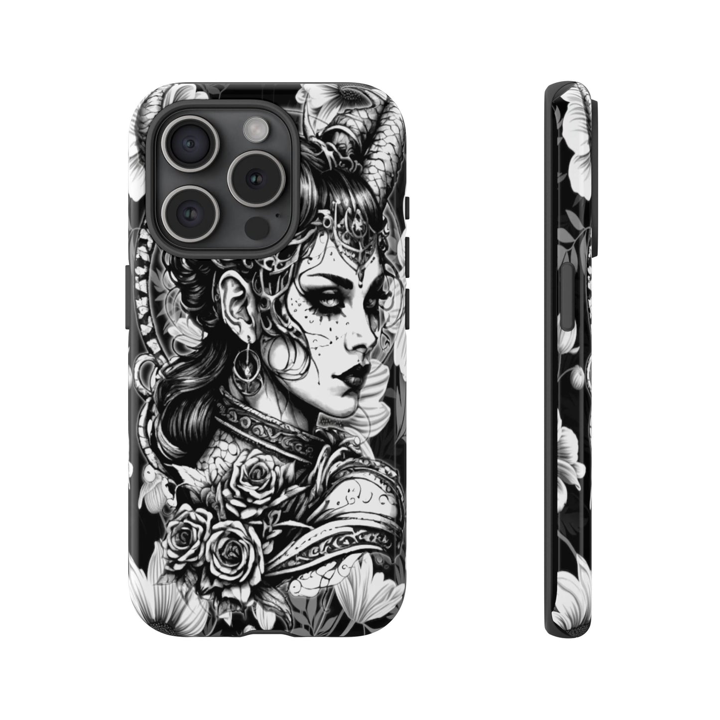 Goth Horned Queen Tough Phone Case