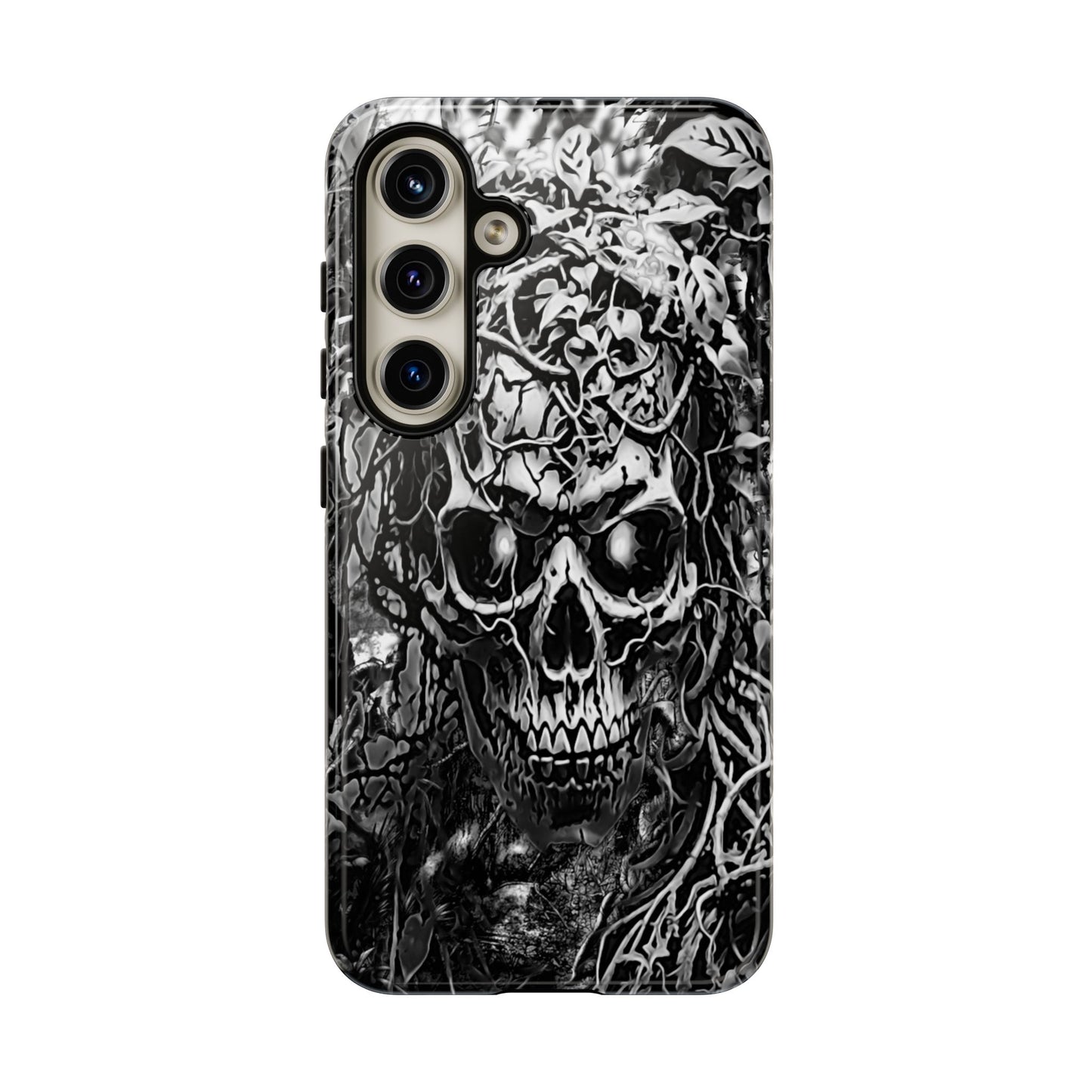 Crawling Vines Skull Tough Phone Case