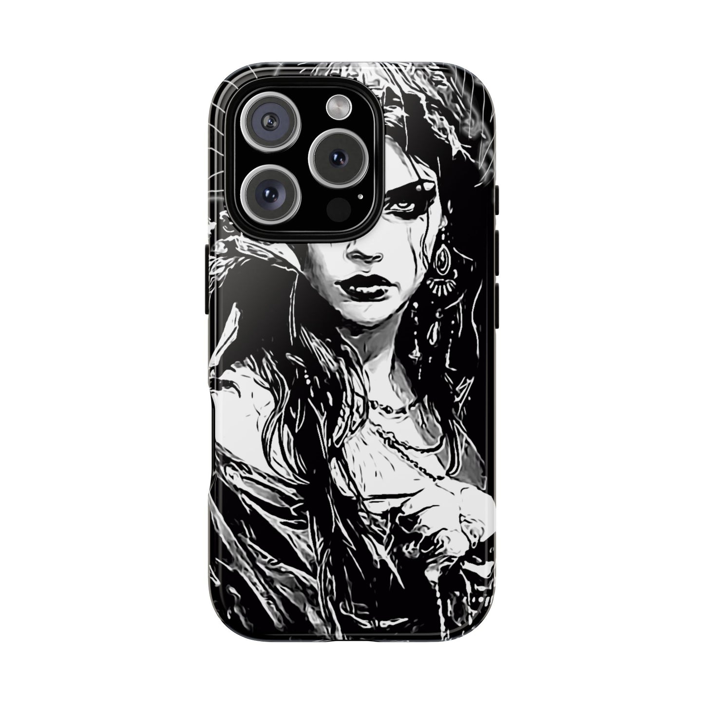 Raven Girl Tough Phone Case