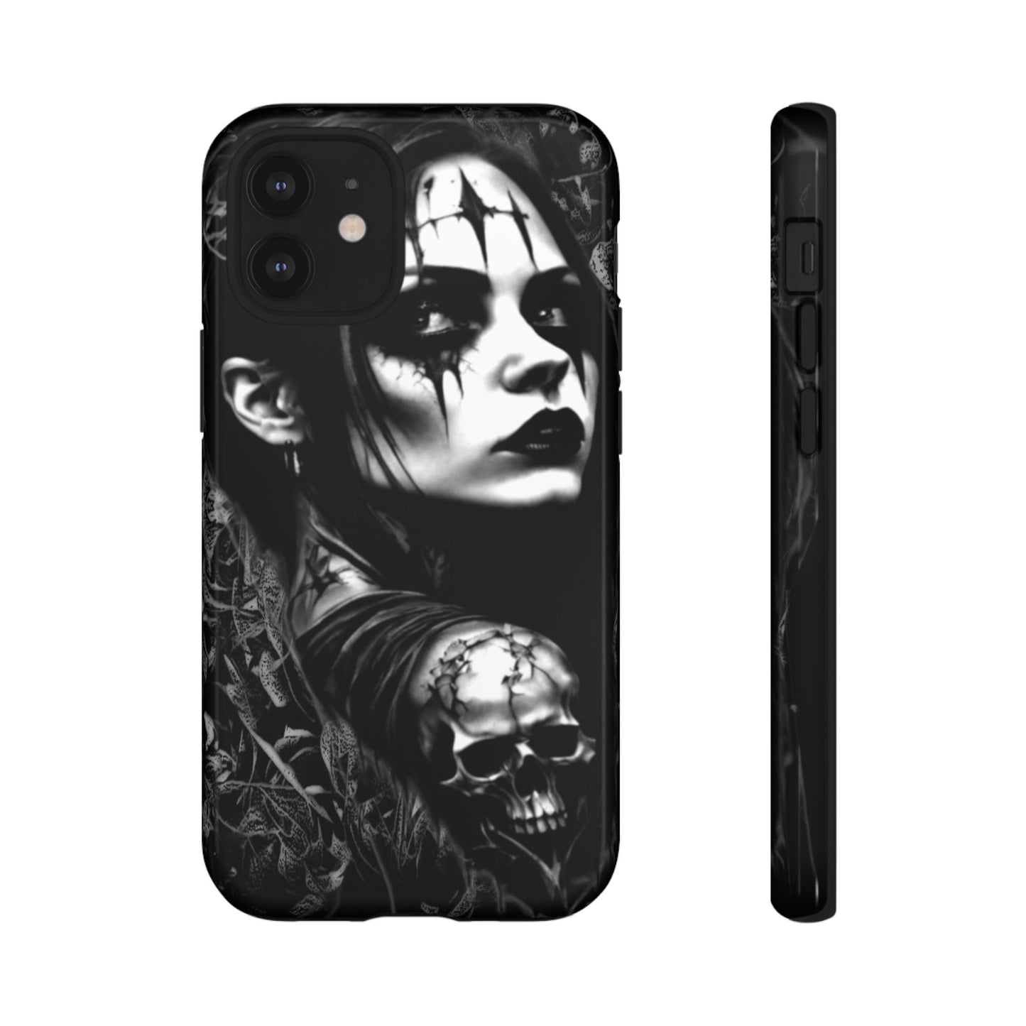 Mysterious Goth Girl Tough Phone Case