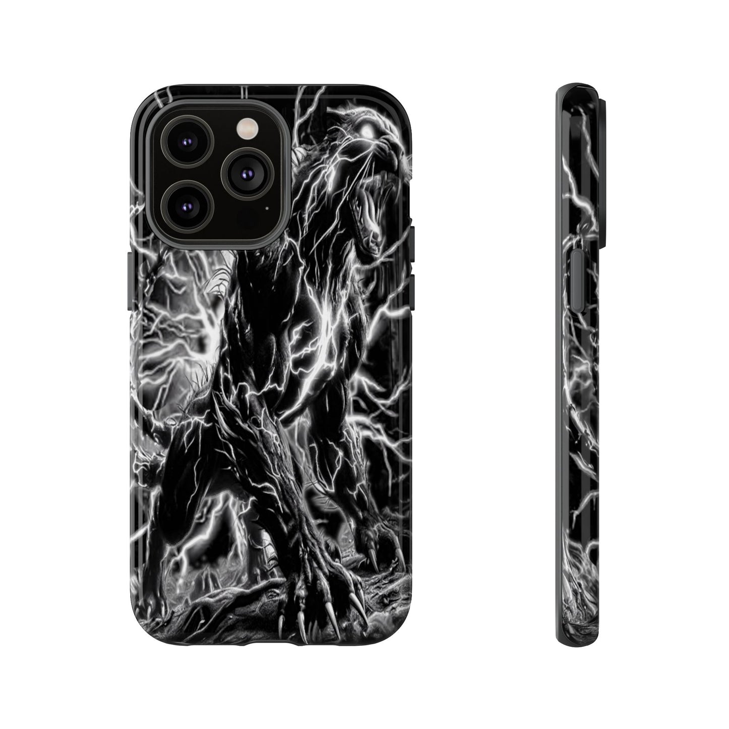 Electric Panther Tough Phone Case