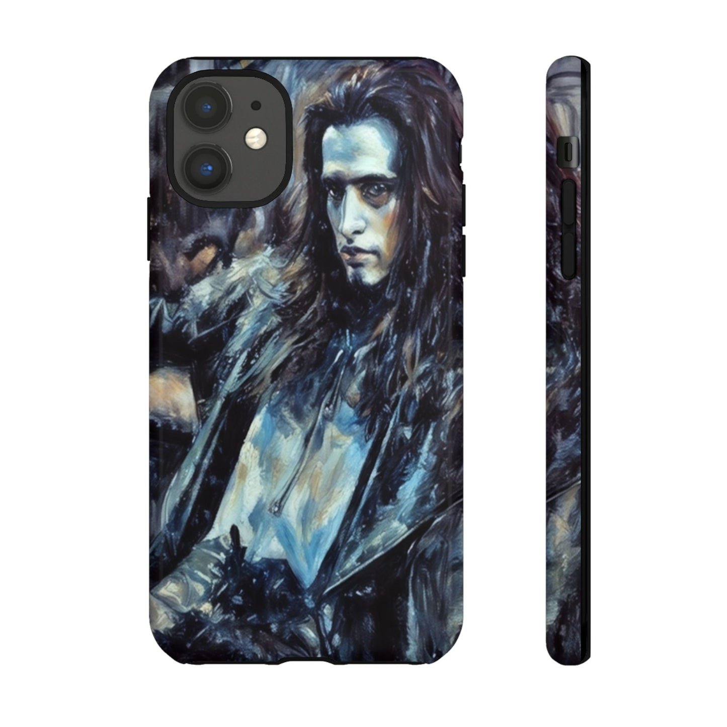 Enigmatic Goth Man Tough Phone Case