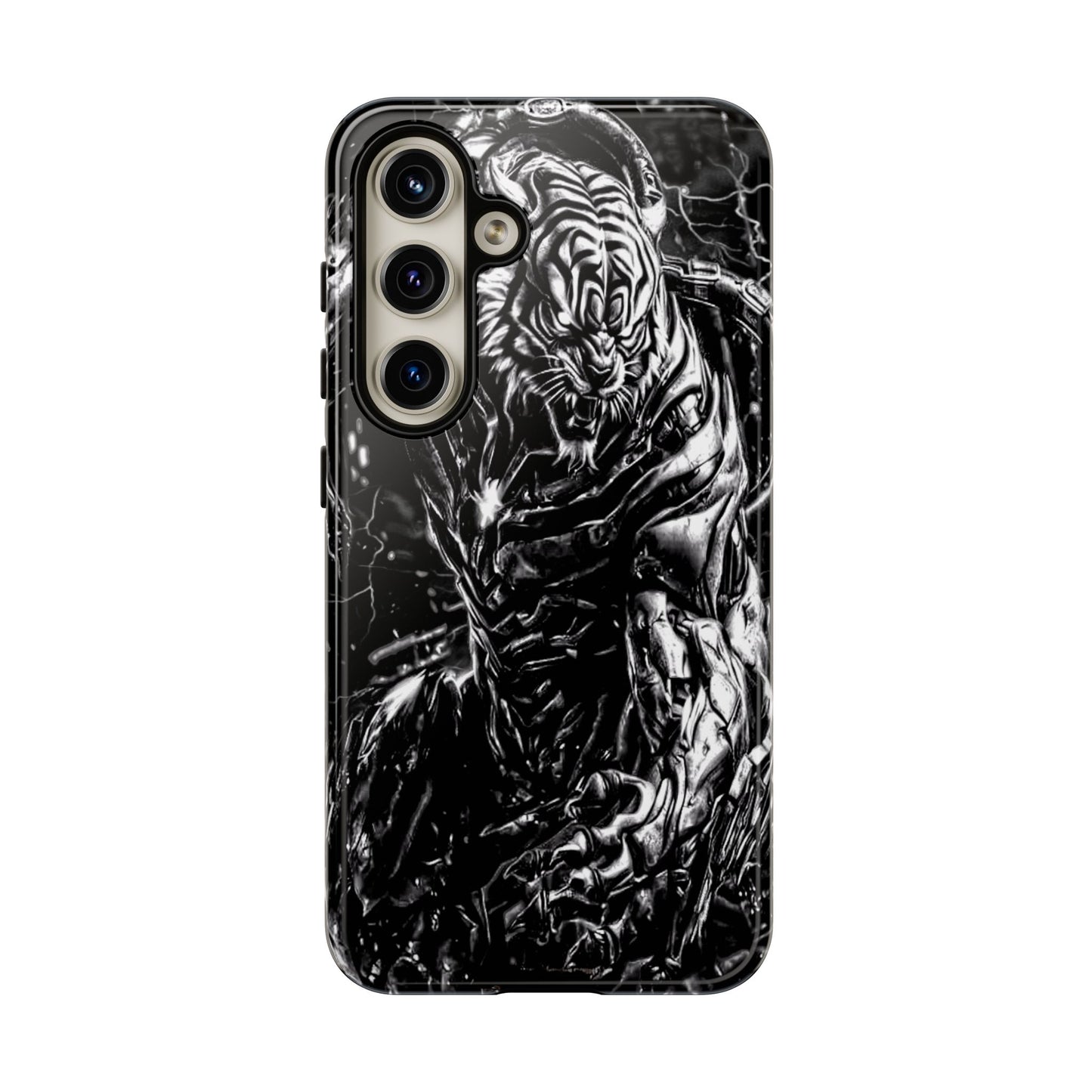 Cyborg Tiger Tough Phone Case