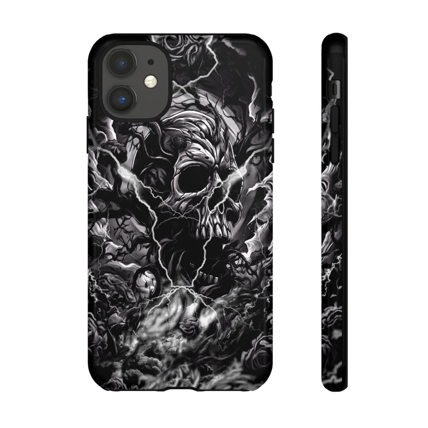 Skull Storm Tough Phone Case