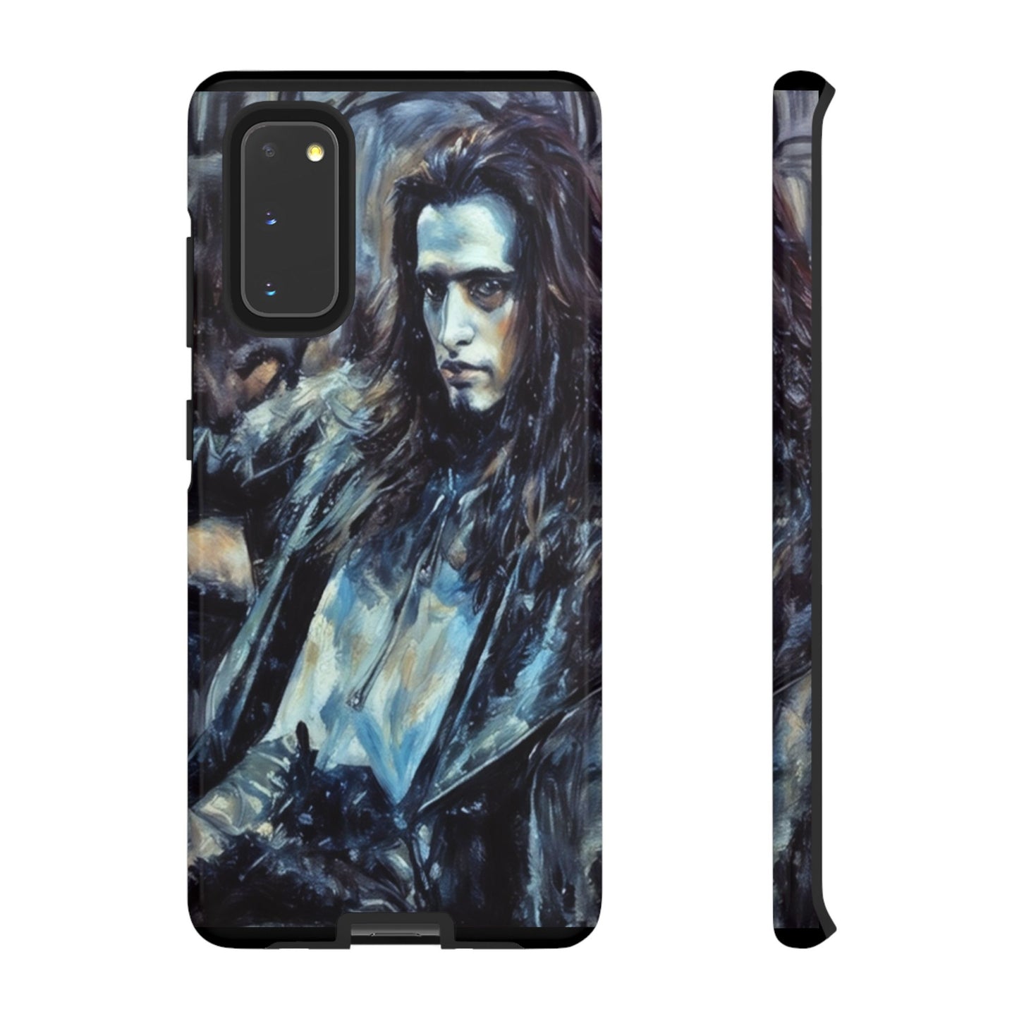 Enigmatic Goth Man Tough Phone Case