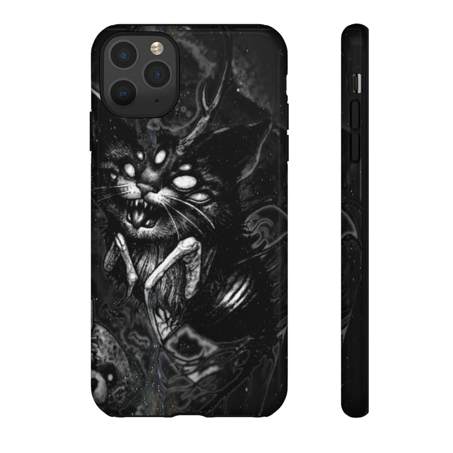 Scarey Cat Creature Tough Phone Case