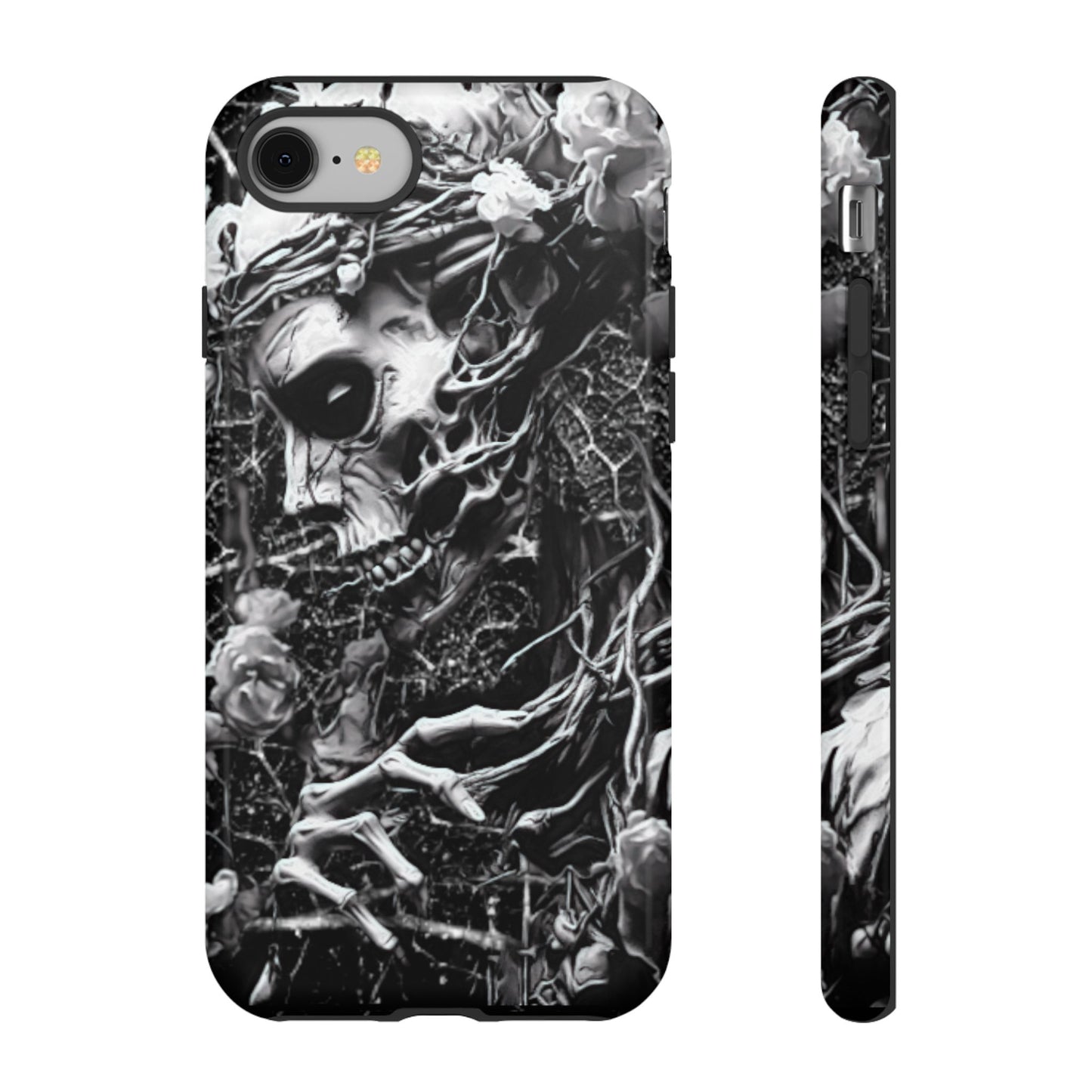 Vines Skull Face Tough Phone Case