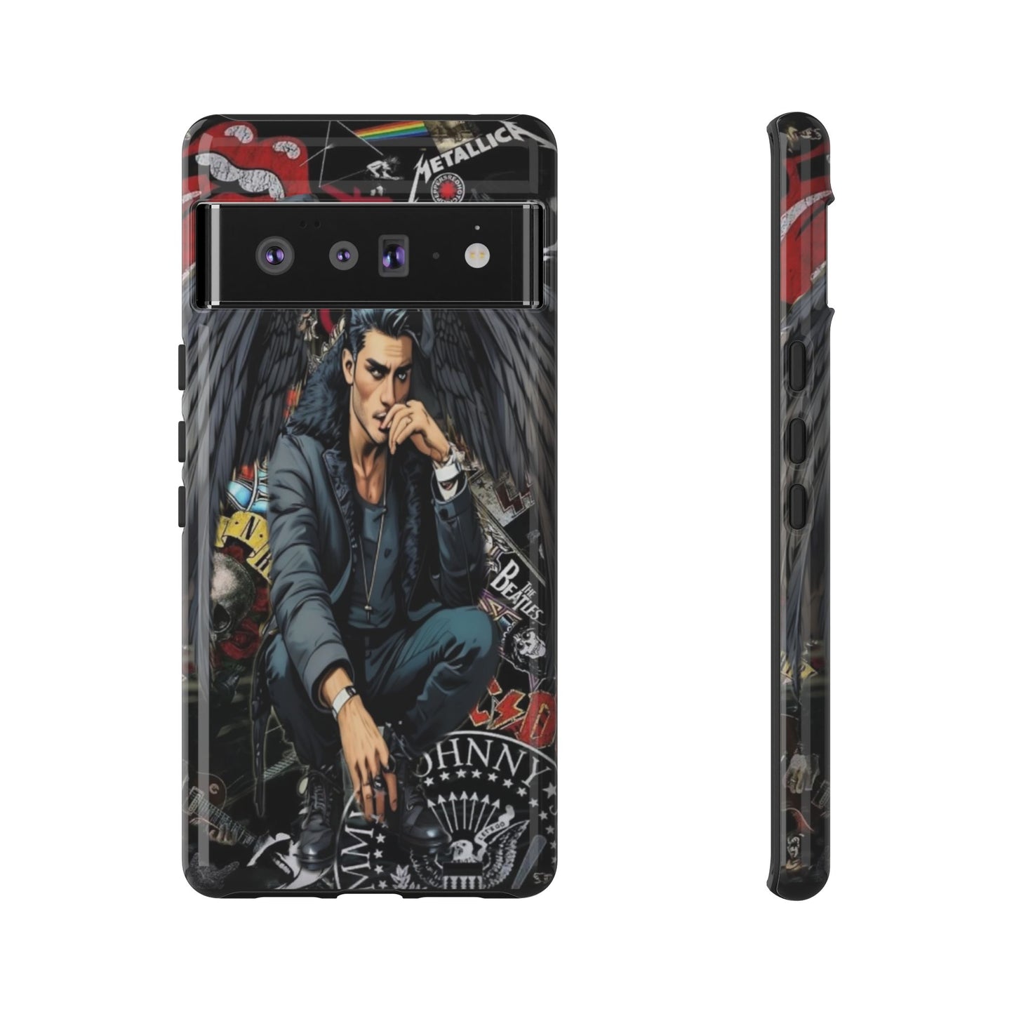 Male Music Angel Tough Phone Case