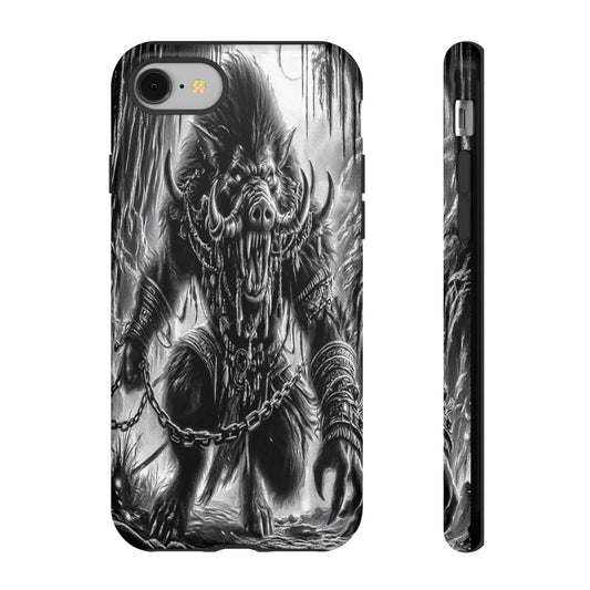 Boar In Chains Tough Phone Case