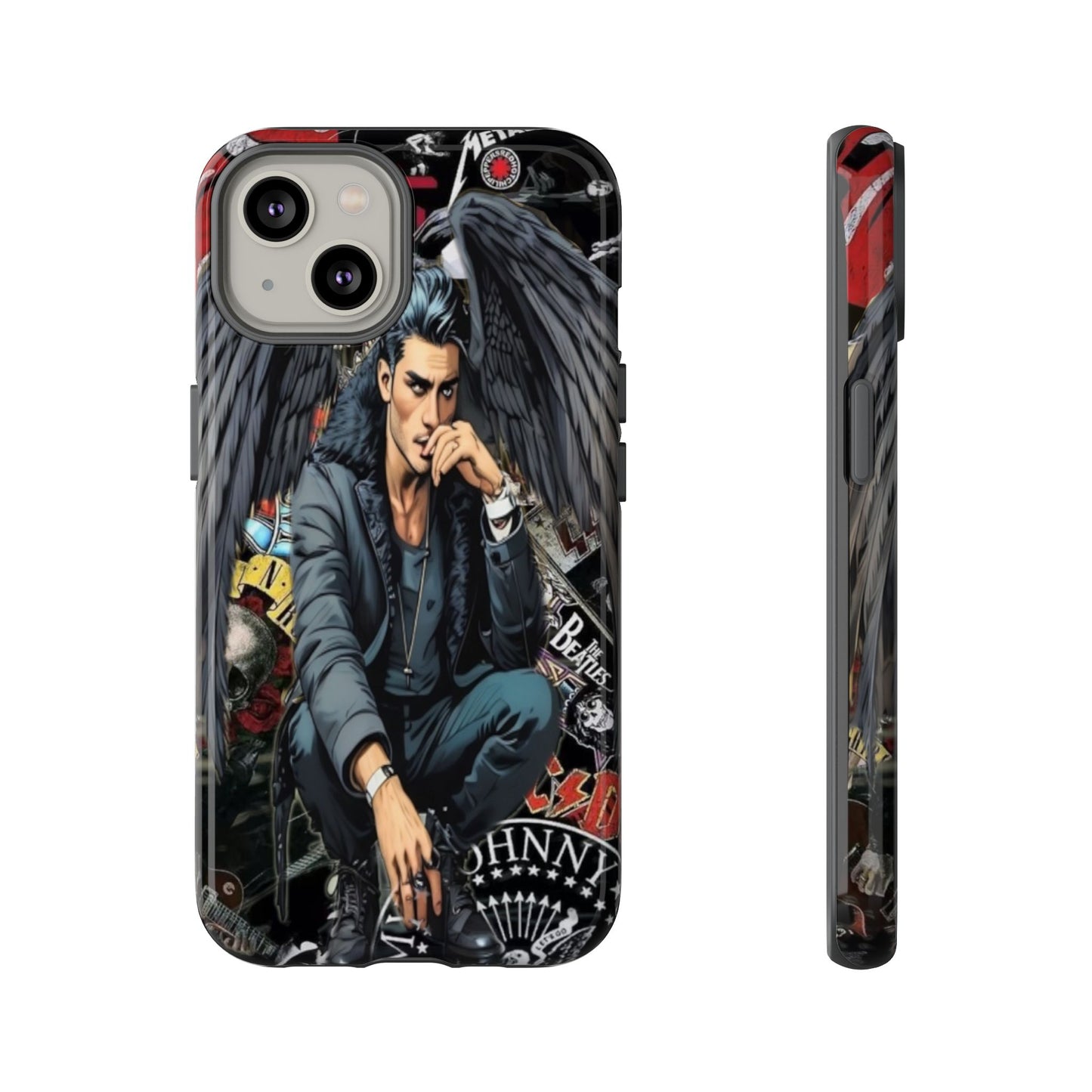 Male Music Angel Tough Phone Case