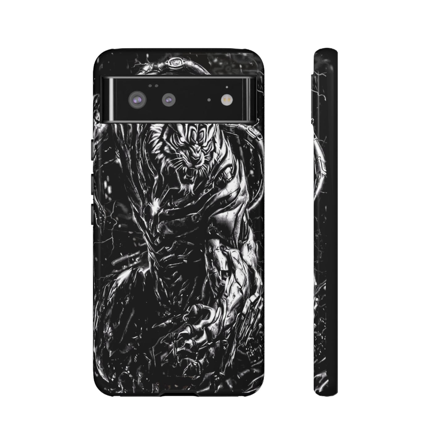 Cyborg Tiger Tough Phone Case