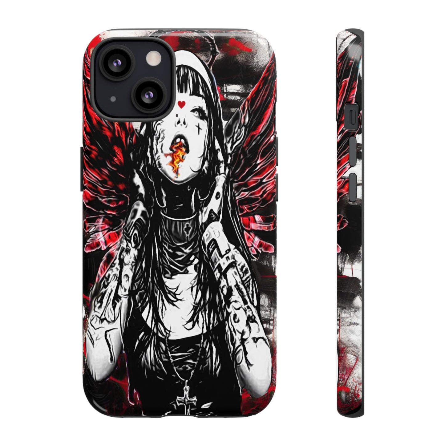 Naughty Angel Nun Tough Phone Case