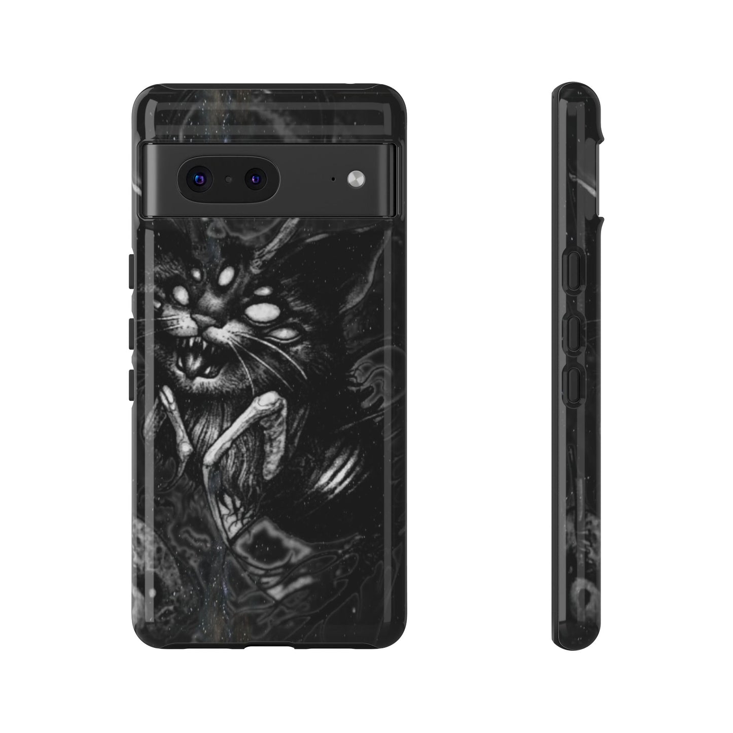 Scarey Cat Creature Tough Phone Case