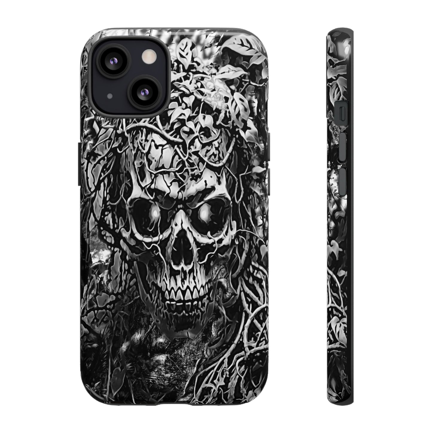 Crawling Vines Skull Tough Phone Case