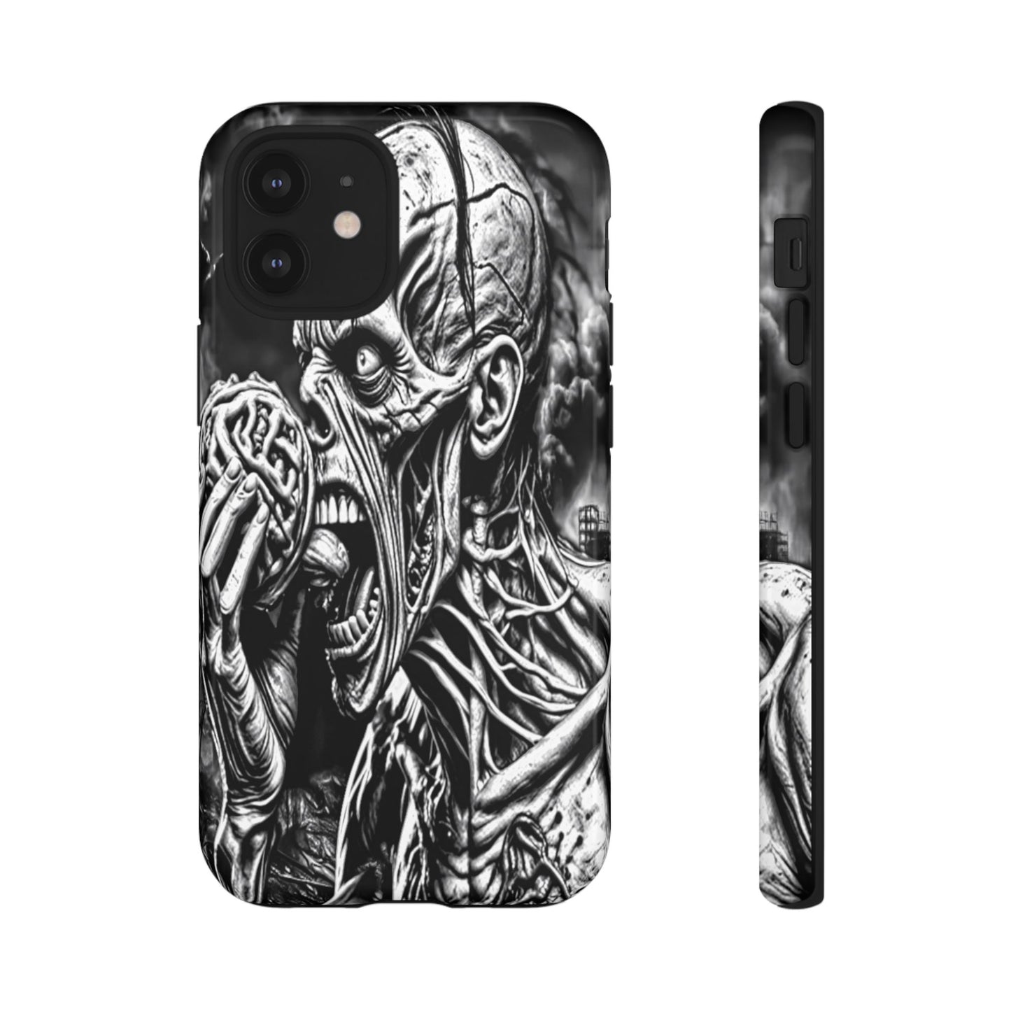 Zombie Eating Brains Tough Phone Case