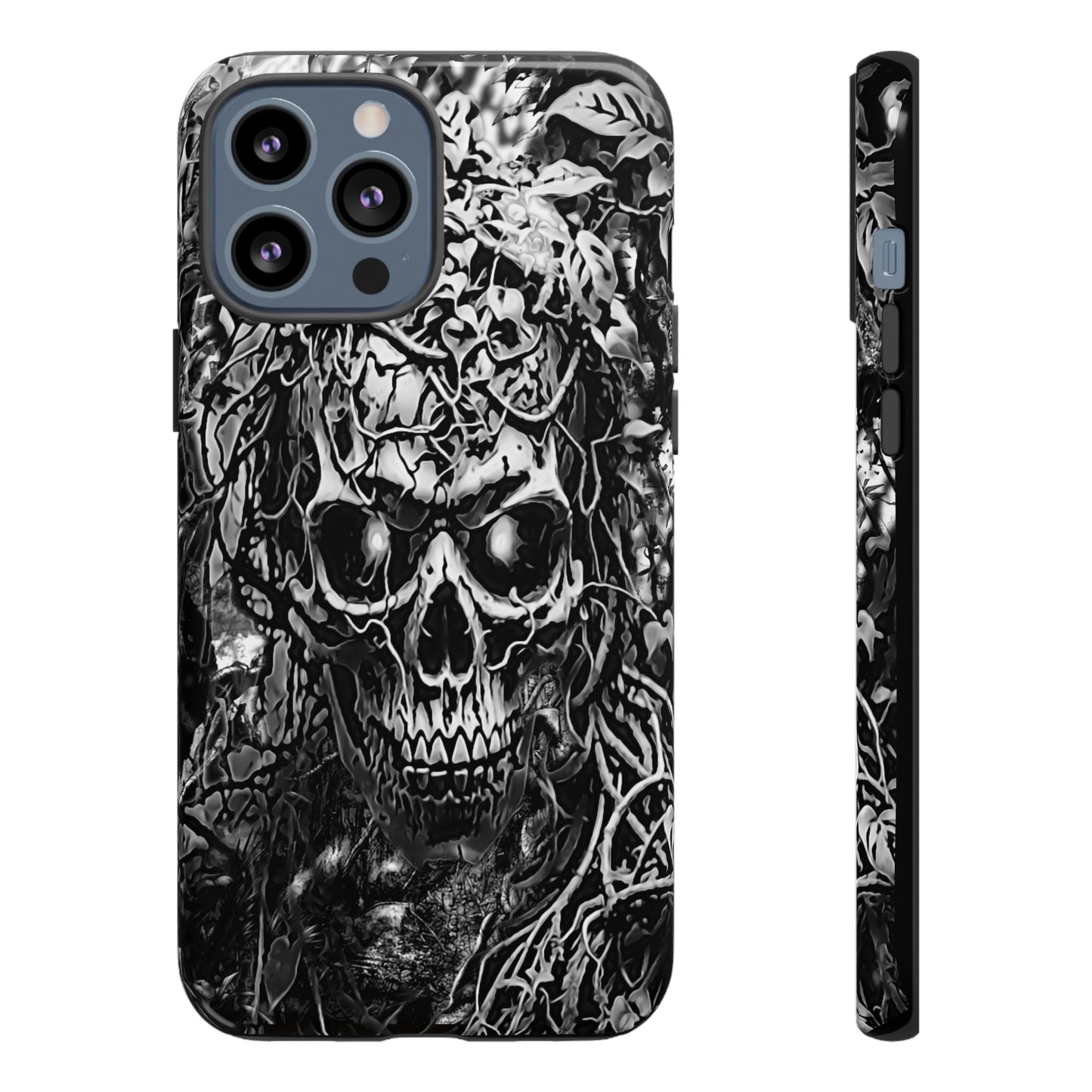 Crawling Vines Skull Tough Phone Case