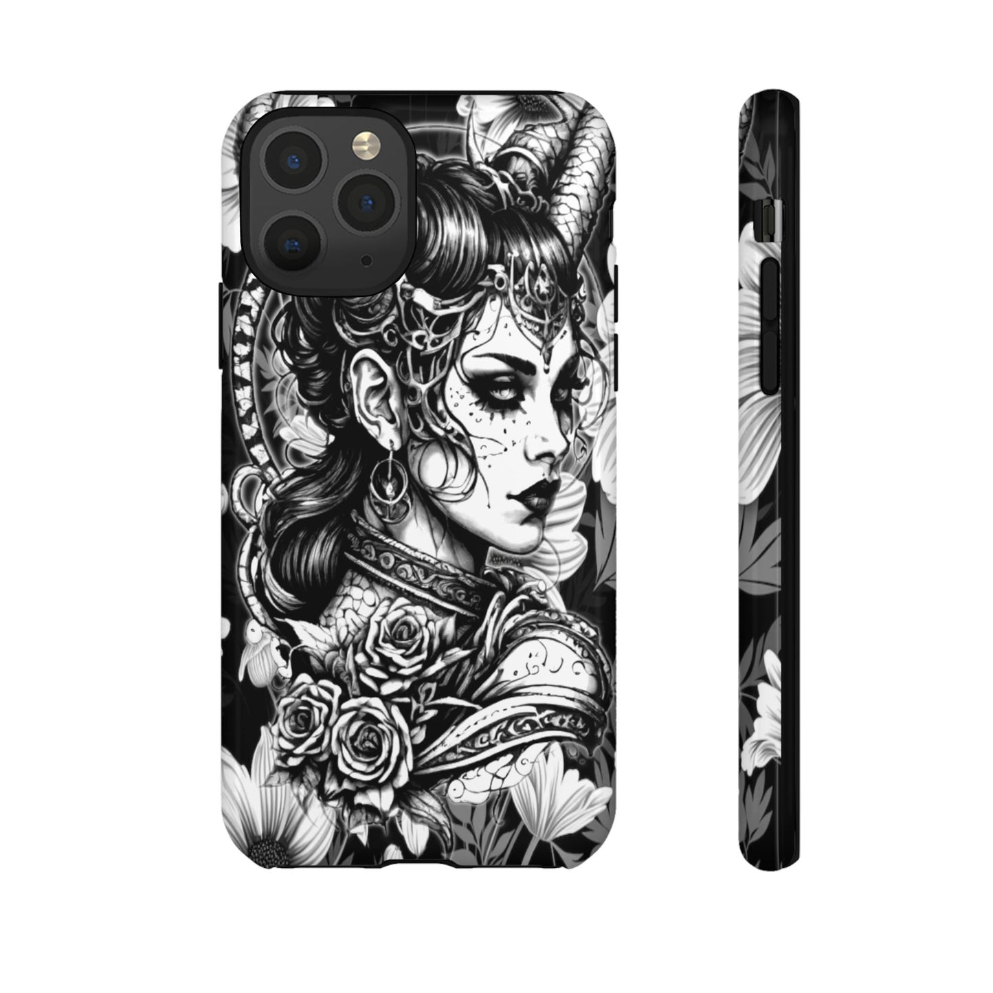 Goth Horned Queen Tough Phone Case