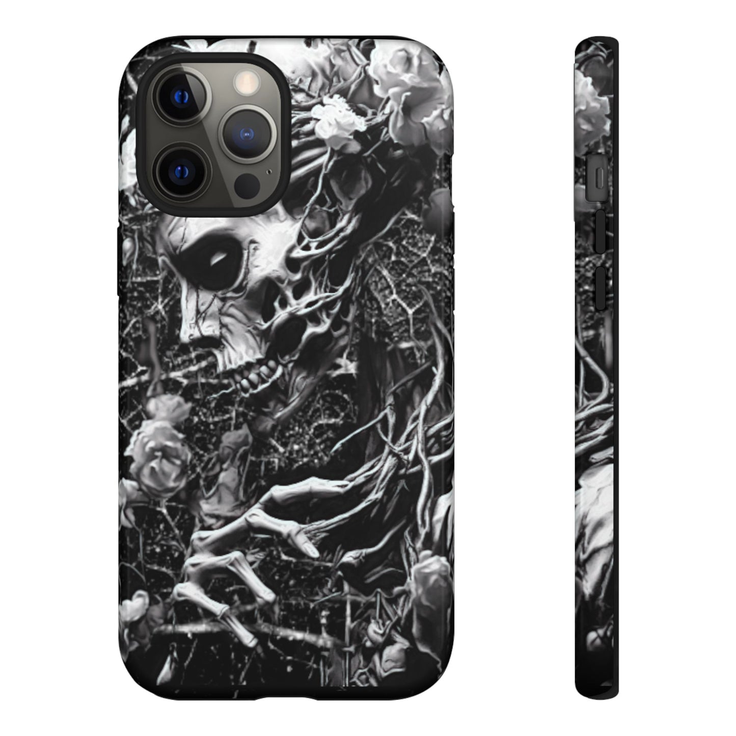 Vines Skull Face Tough Phone Case