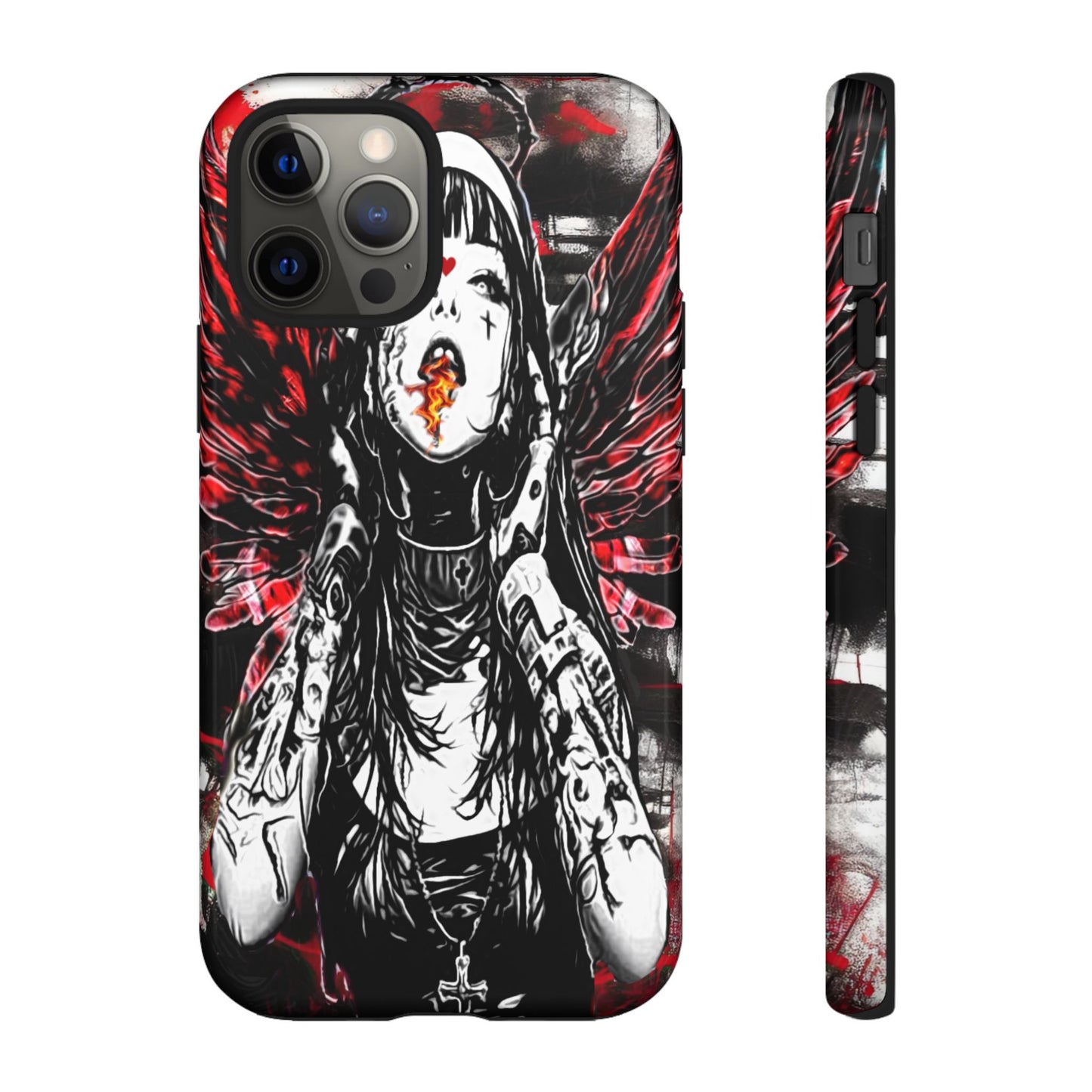 Naughty Angel Nun Tough Phone Case