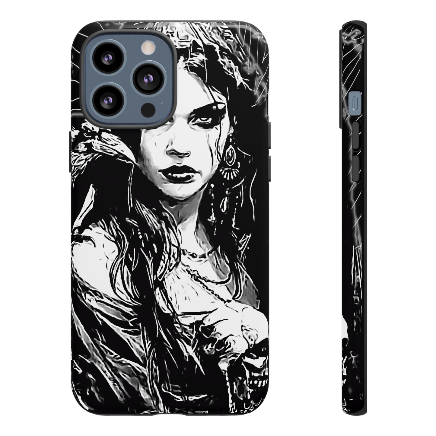 Raven Girl Tough Phone Case