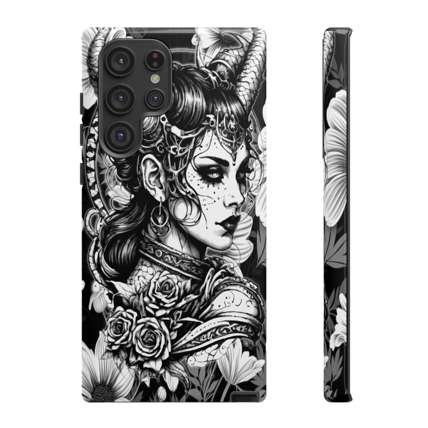 Goth Horned Queen Tough Phone Case