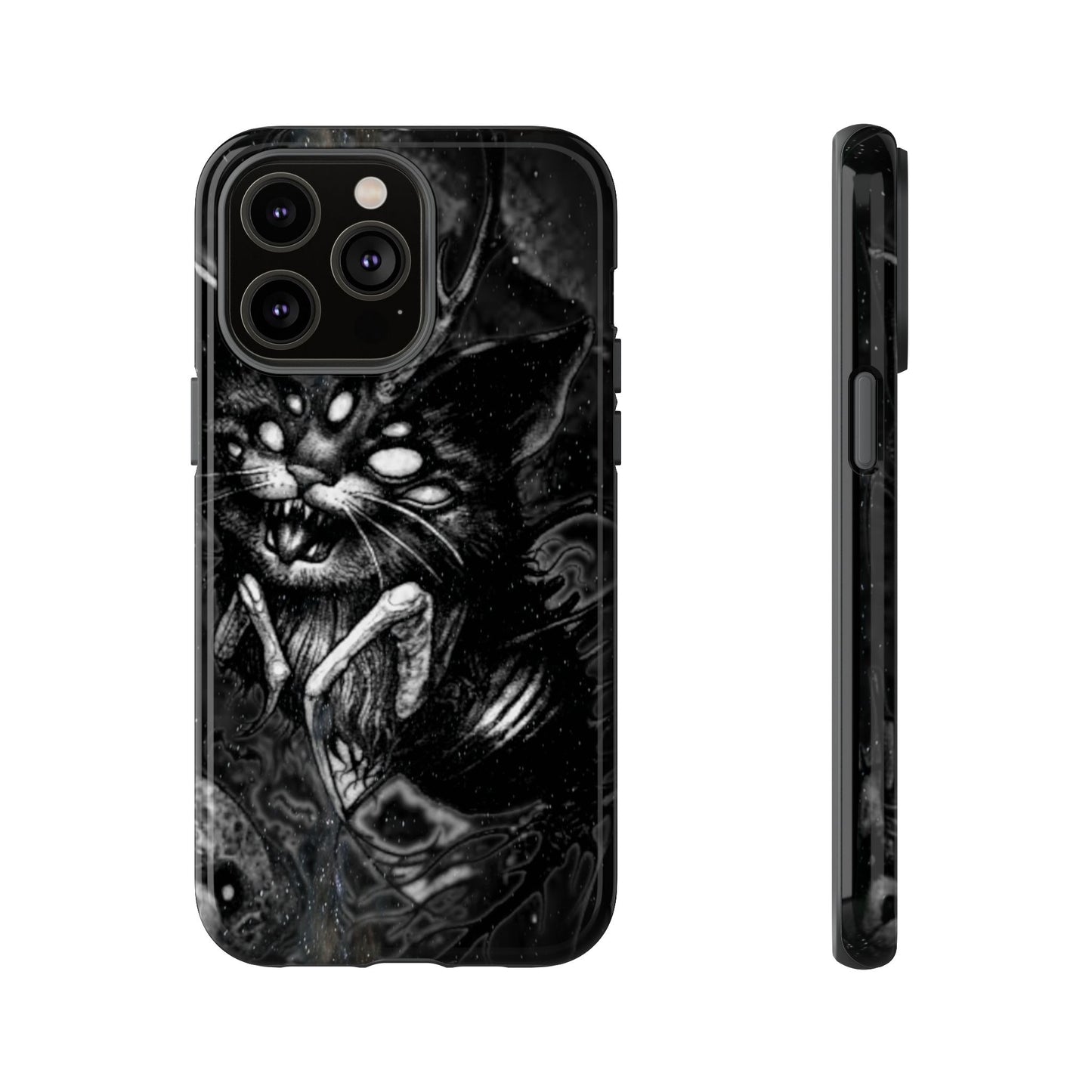 Scarey Cat Creature Tough Phone Case