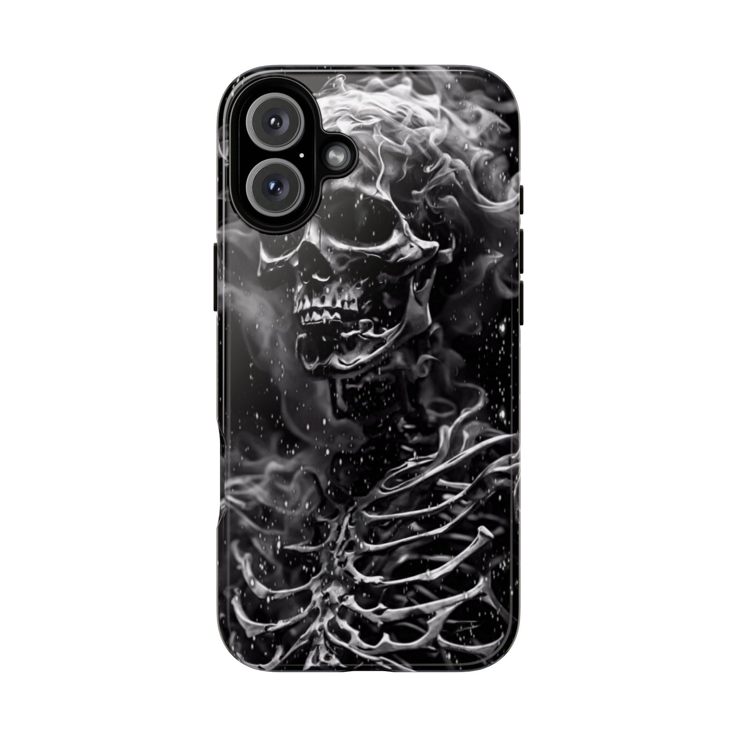 Skeleton On Fire Tough Phone Case